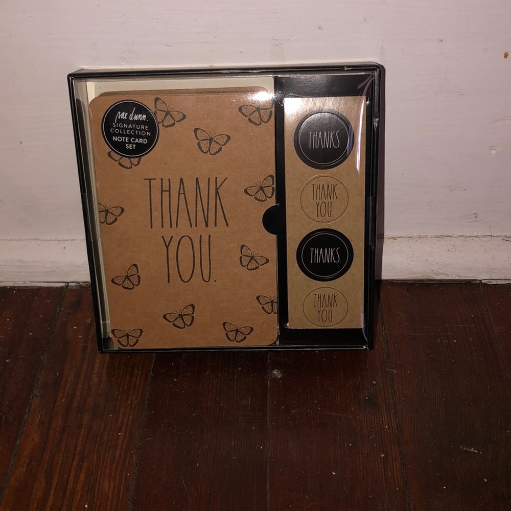 NIB RAE DUNN SIGNATURE NOTE CARD 🦋 SET!